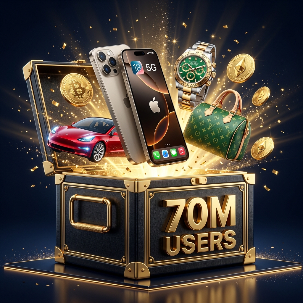 70M Users Mystery Box with iPhone 17 Pro Max